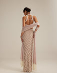 Ash Pink Pearl Drop Pencil Skirt Set