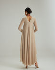 Light Beige Pearl Kurta Set
