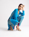 Firozi V Neck Multi Geo Pant Kurta Set