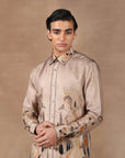 Warm Taupe Shirt | Muraqqa
