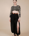 Zebra Print Short Top