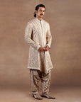 Almond Ivory Sherwani Set