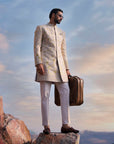 Ivory Sherwani Set