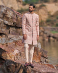 Dusty Rose Sherwani Set
