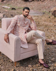 Dusty Rose Sherwani Set