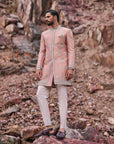 Dusty Rose Sherwani Set