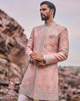 Dusty Rose Sherwani Set