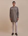 Ash Brown Kurta | Atth