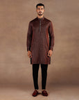 Black Velvet Nehru Jacket Set