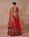 Bright Red Lehenga Set
