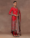 Cherry Red Tunic Set
