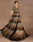Chocolate Brown Ombre Dress