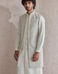Venice Ivory Nehru Jacket (Light)