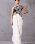 Monochrome Saree