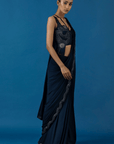 Blue Waves Saree