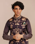 Imperial Purple Nehru Jacket