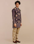 Imperial Purple Nehru Jacket