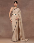 Jewelled Pink Saree Set