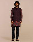 Mulbery Purple Nehru Jacket
