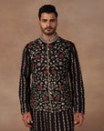 Noir Black Nehru Jacket Set | East