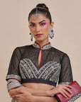 Noir Ivory Saree Set | Atth