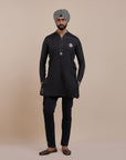 Noir Phoenix Solid Kurta | Atth