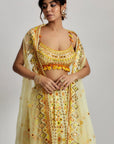 Ashi Lehenga With Cape Set