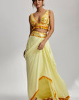 Ruhi Drape Skirt Set