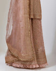 Gold Sharara Set With Gota Embroidery