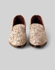 Pearl Ivory Embroidered Loafers