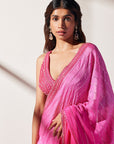 Pink Ivy Saree