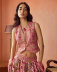Johari Skirt Set with Koti 4