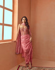 Corset And Draped Skirt Set 1
