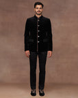 Slate Black Bandhgala Set | East