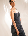 Cosmic Fishtail Gown - Ready to Ship