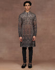 Taupe - Black Ombre Kurta Set | East