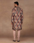 Taupe Ikat Kurta Set | East