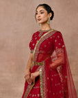 Vintage Red Lehenga Set