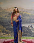 Neelpari Dabka Silk Saree Set