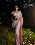 Gulrangi Crystal Saree Set