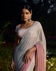 Gulrangi Crystal Saree Set