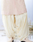 Quartz Pink Pearl Short Sherwani Set - Ready to Ship
