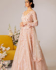 Peach Gown Set- Ready To Ship