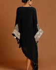 Black Embroidered Kaftan