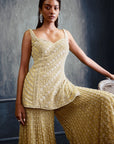 Olive Green Garara Set