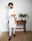 Vivid Floral Nehru Jacket Set