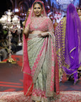 Gulnaar Ombré Saree Set
