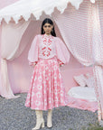 Masoom Gulabi Skirt Set