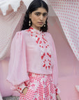 Masoom Gulabi Skirt Set
