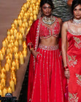 Surkh Laal Sharara Set